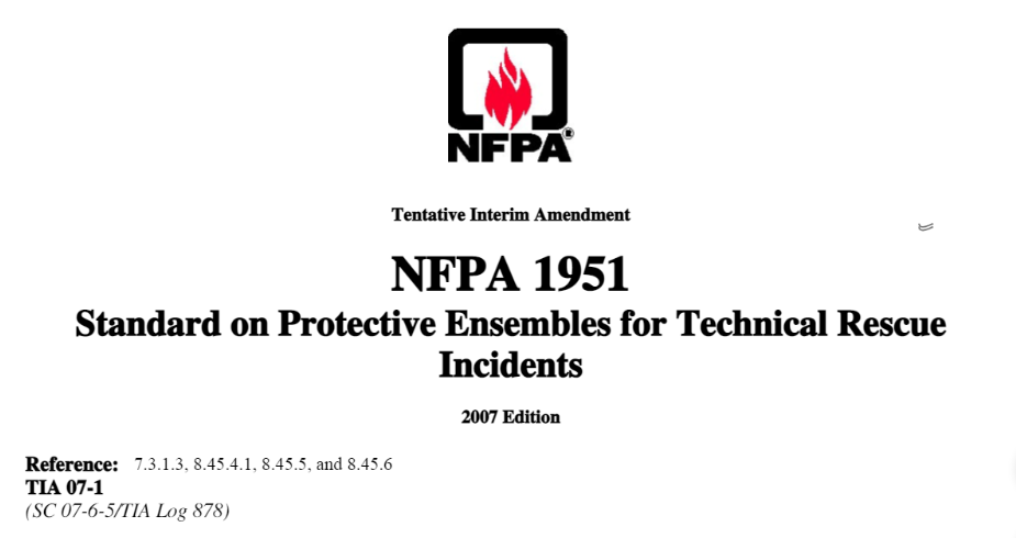 NFPA 1951